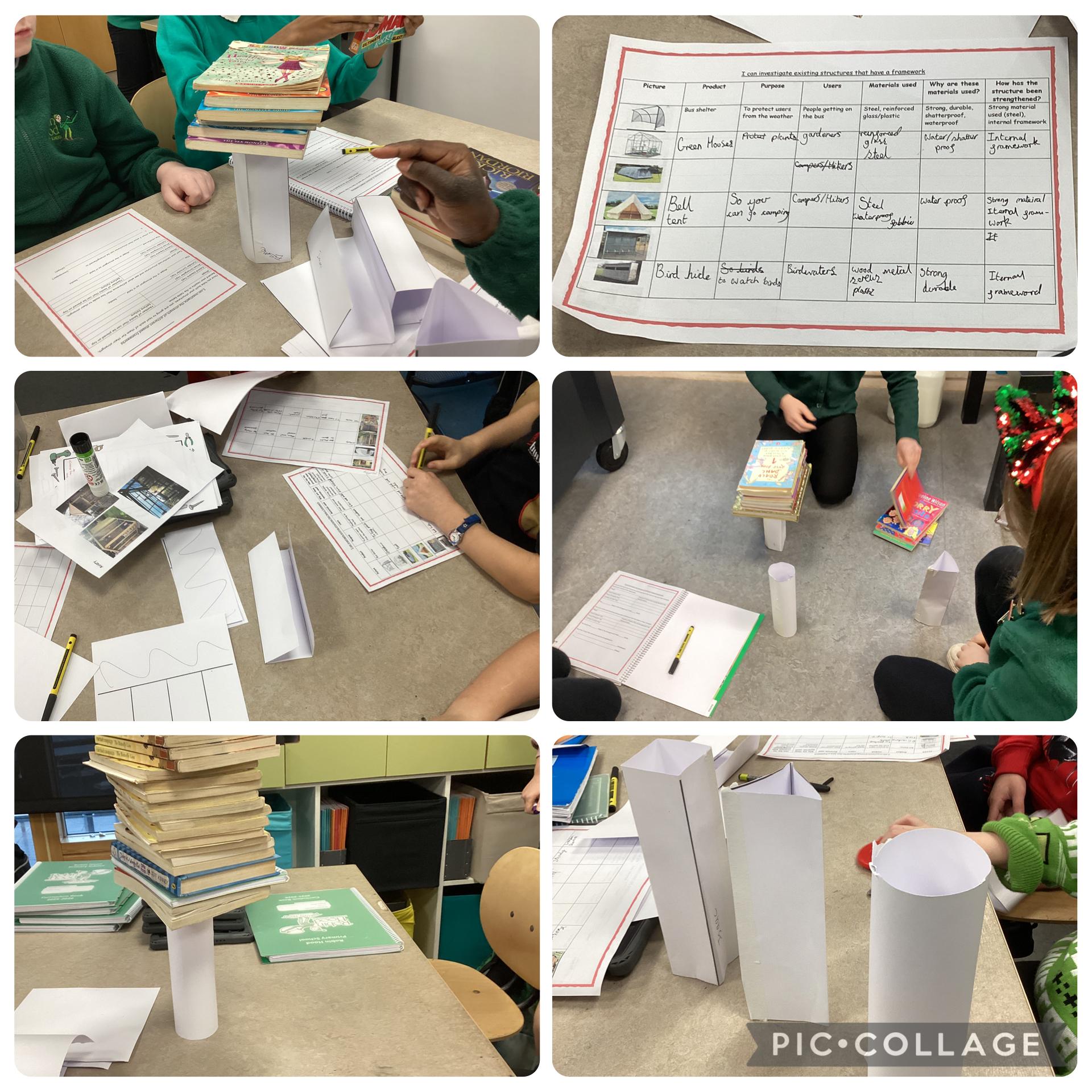Investigating structures that have a framework