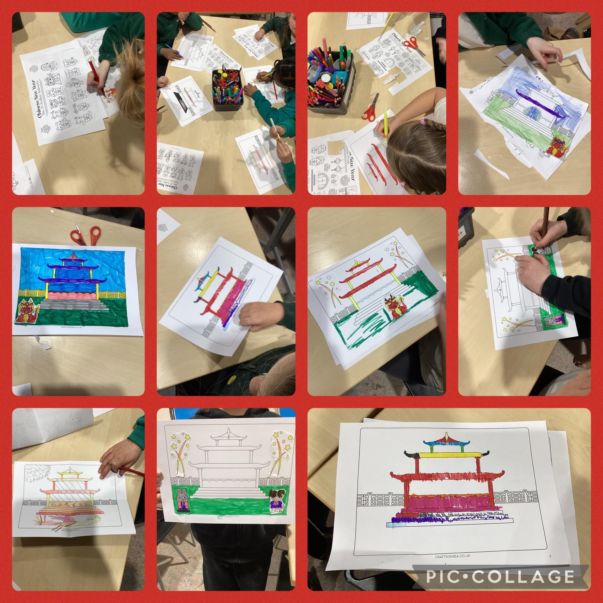 Years 2&3 Celebrating Lunar New Year.