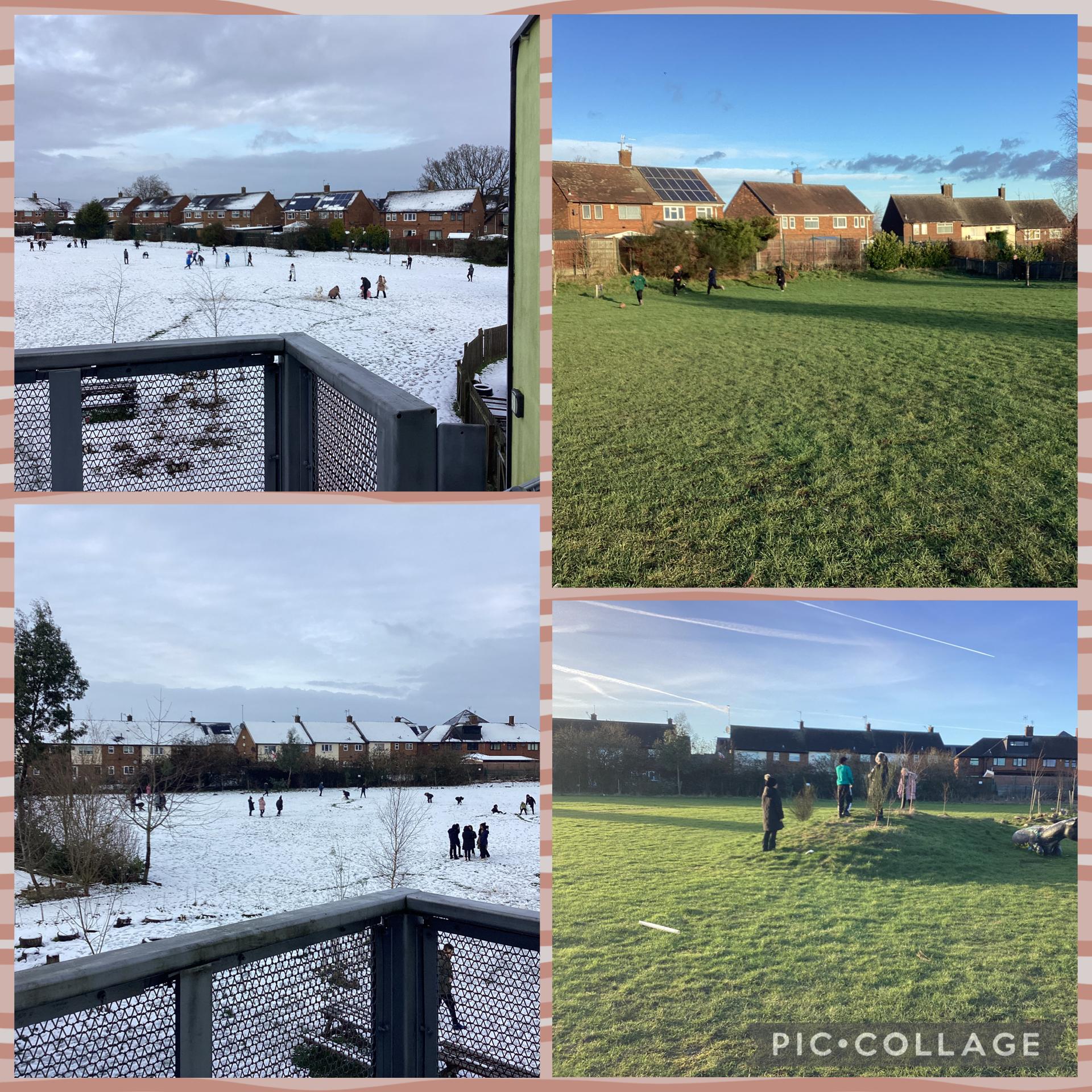 Year 5 enjoying the weather 